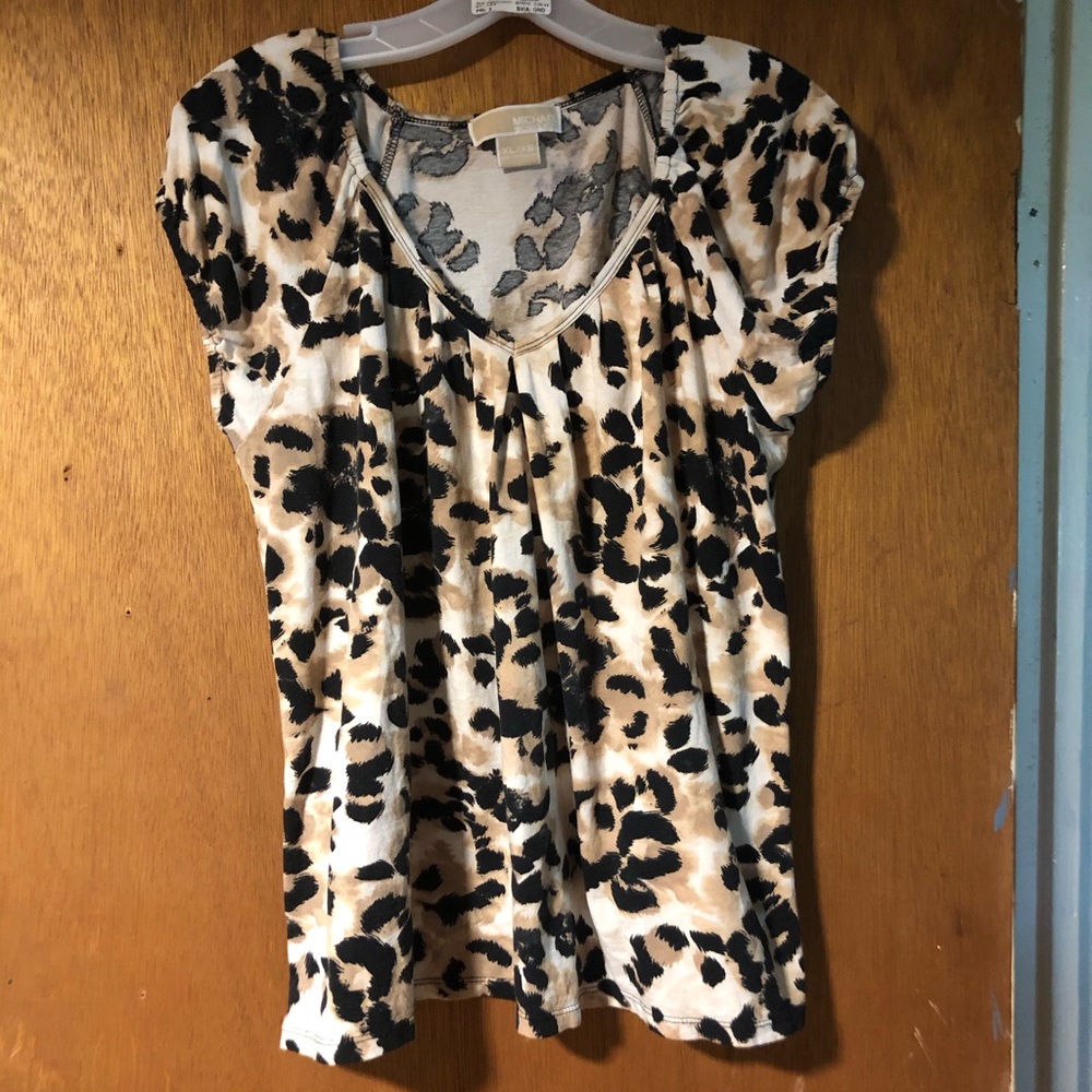 Michael Kors Animal Print Blouse